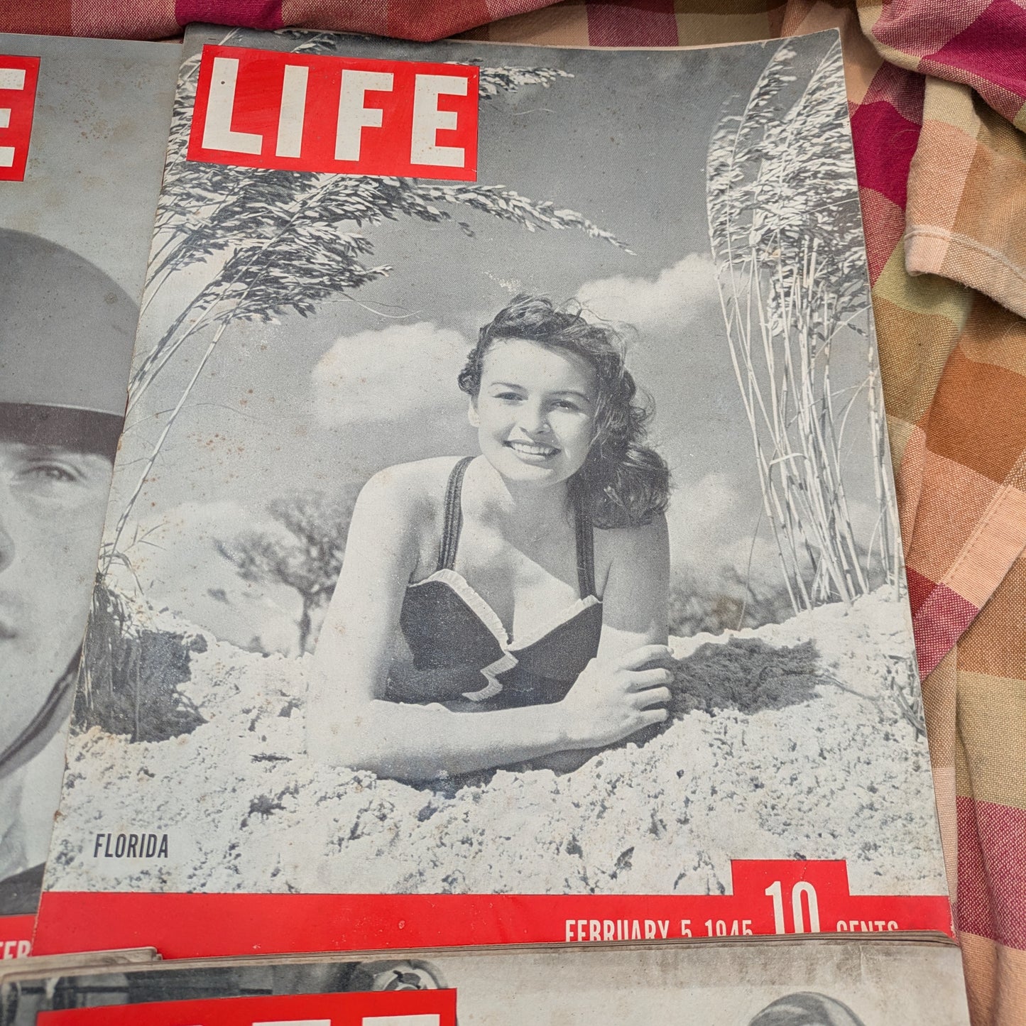10 Vintage Life Magazines, January-March 1945