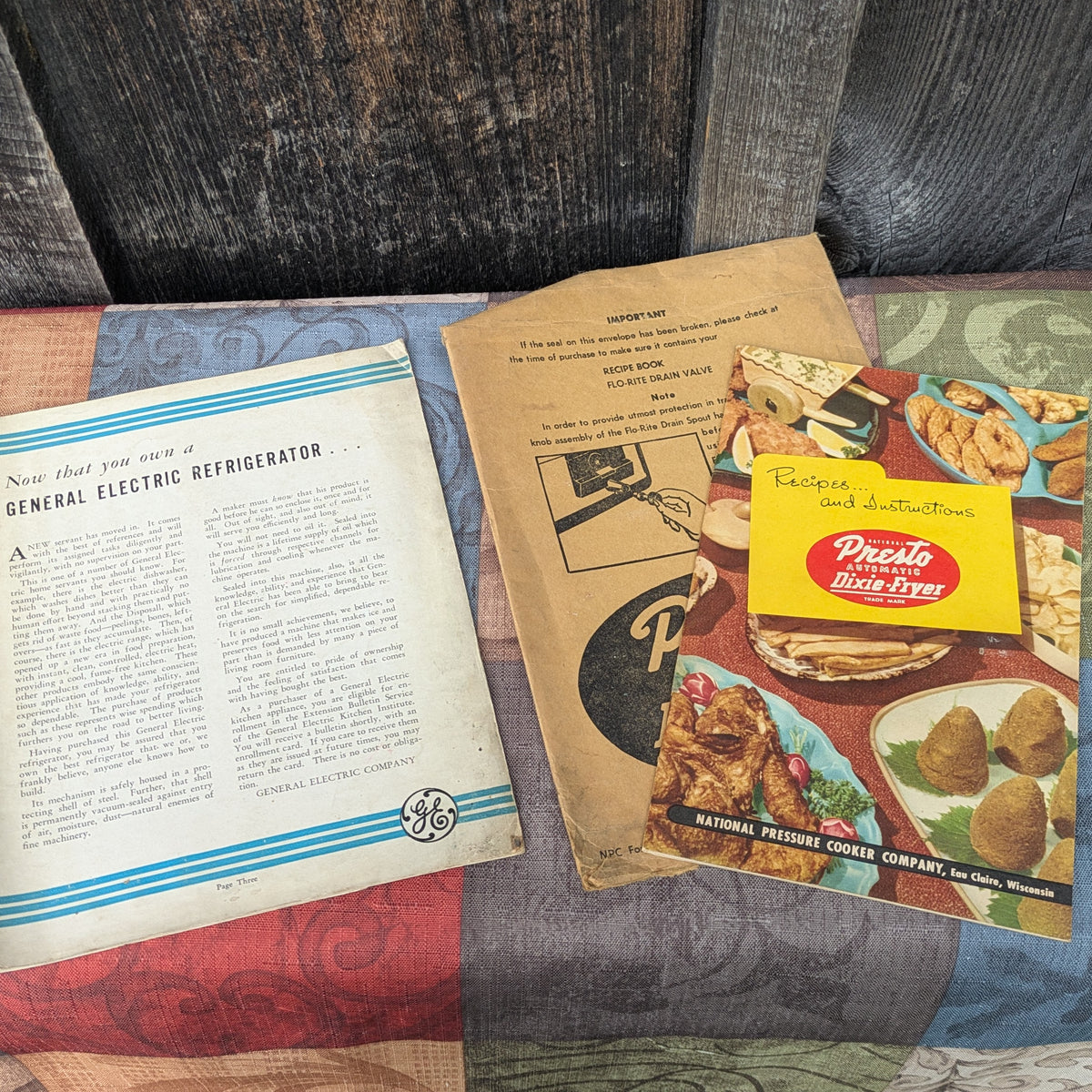 6 Vintage Kitchen Small Appliance Cookbooks