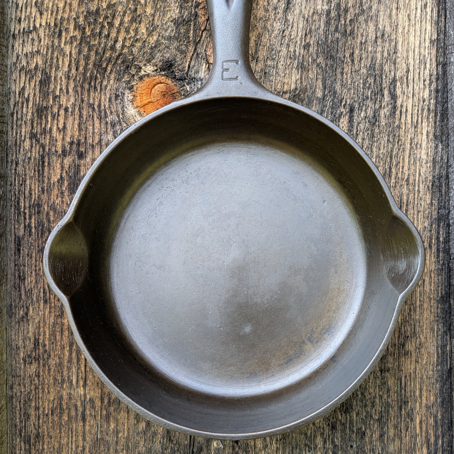 Vintage Griswold Large Block Logo #3 Cast Iron Skillet 709 B