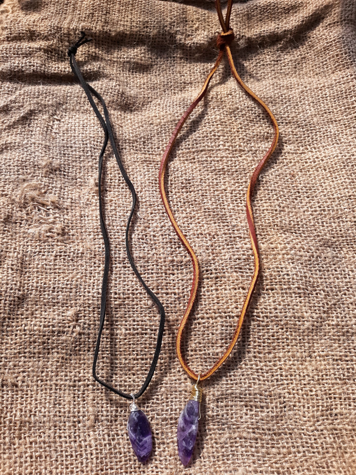 Alluring Amethyst Focal Point Crystal Necklace