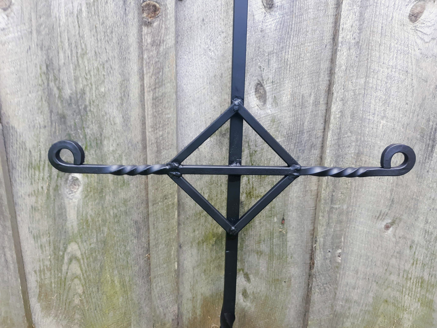 Hand Forged Garden Trellis Support