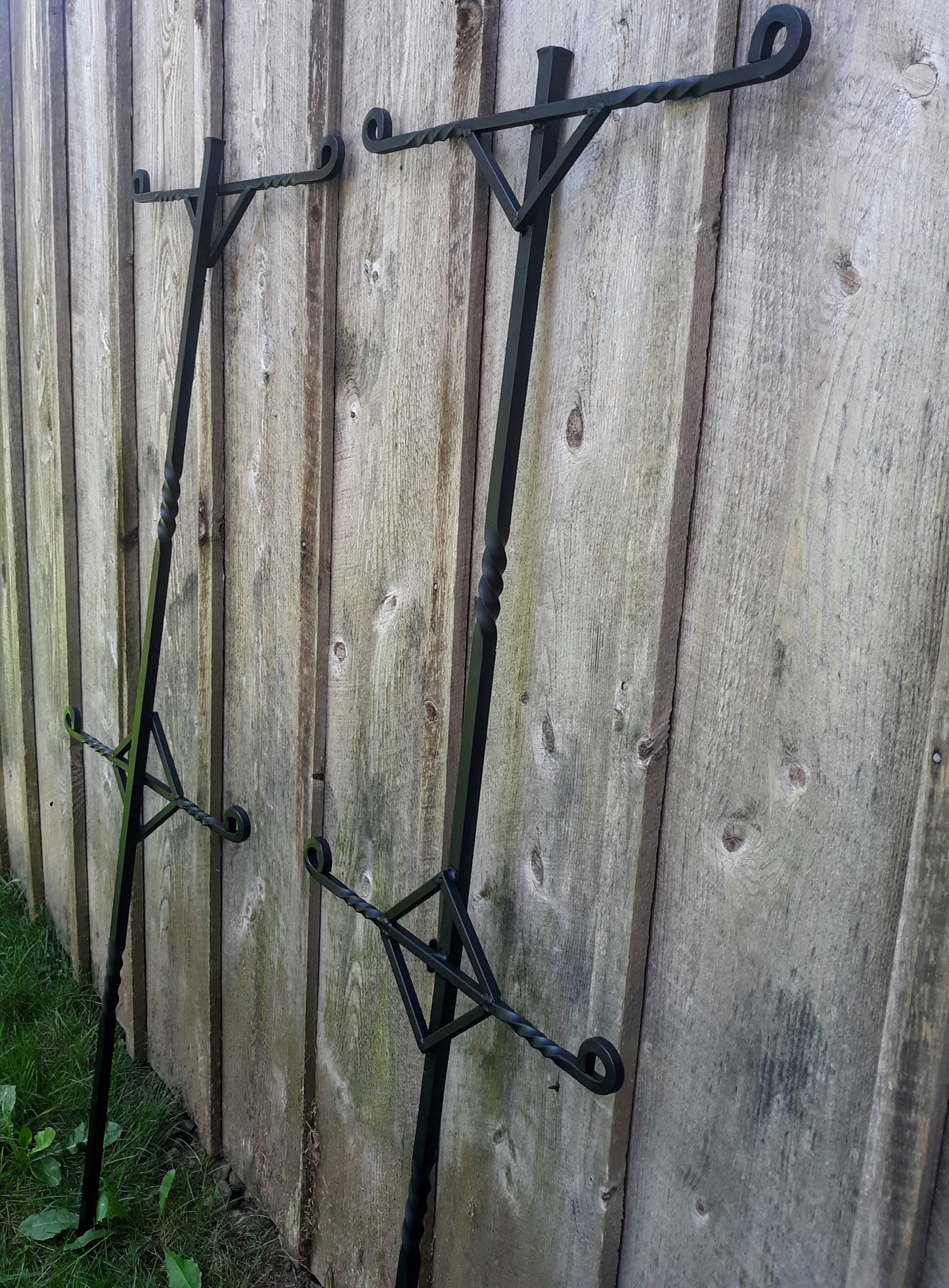Hand Forged Garden Trellis Support