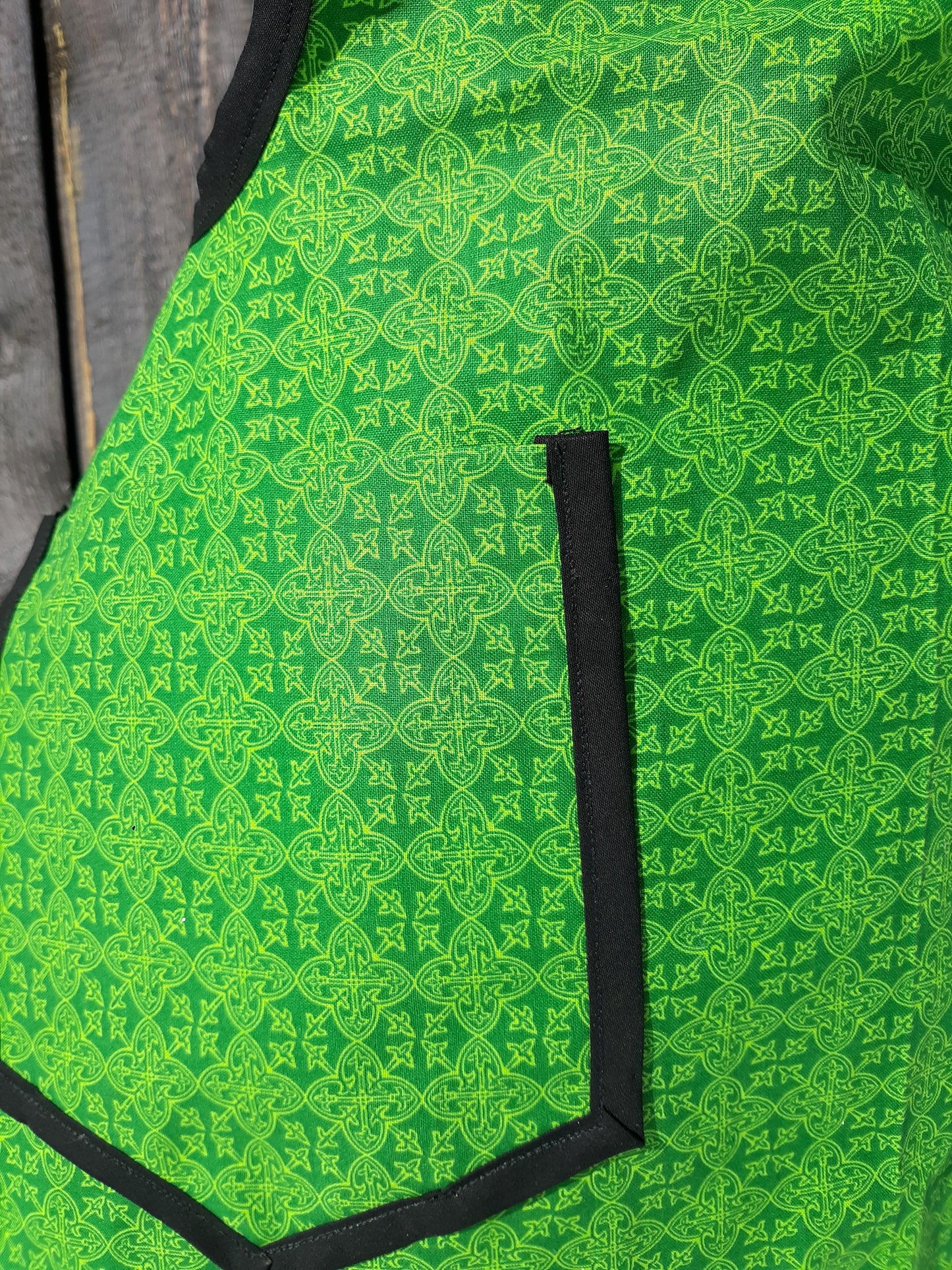 Celtic Cross Vintage Inspired Apron