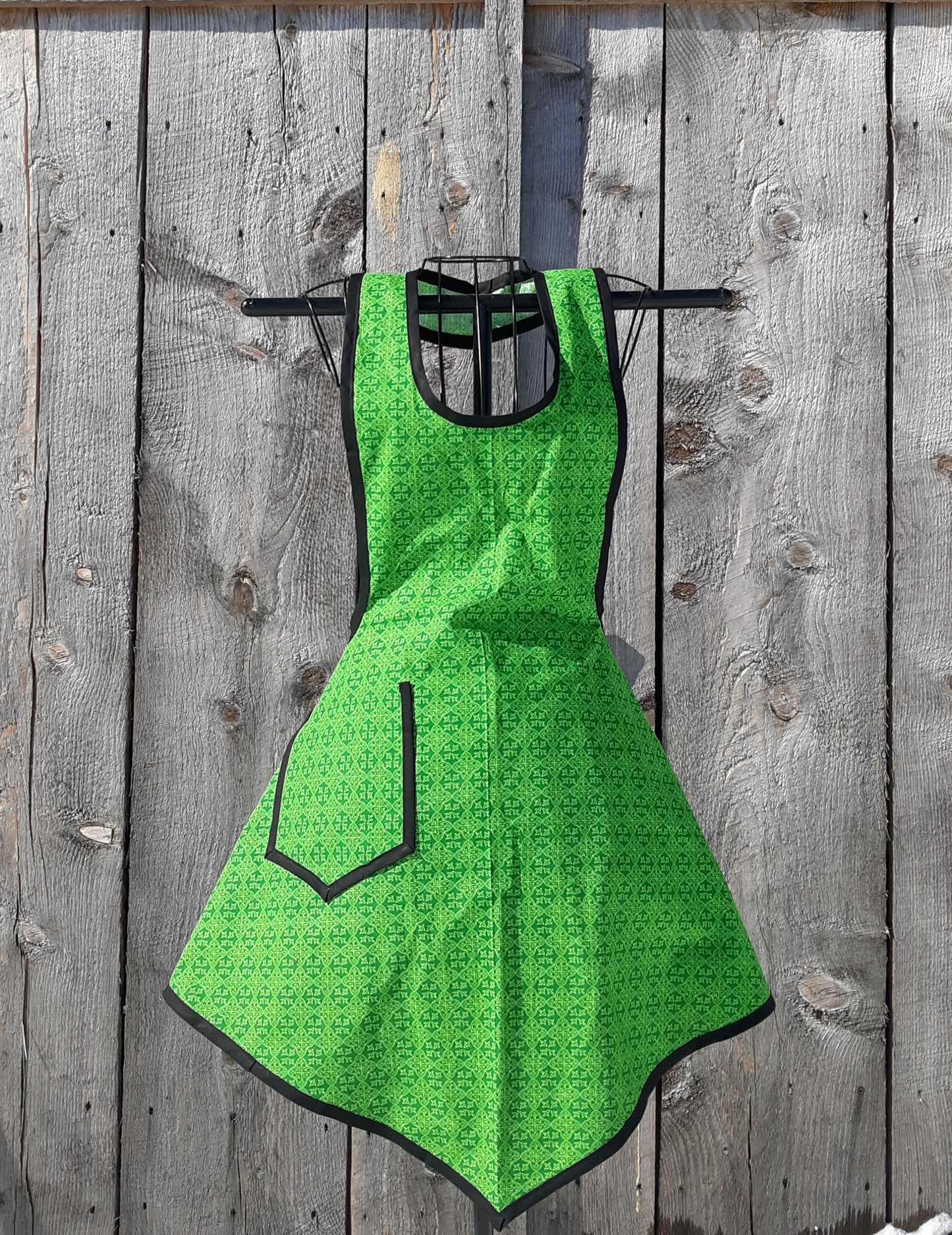 Celtic Cross Vintage Inspired Apron