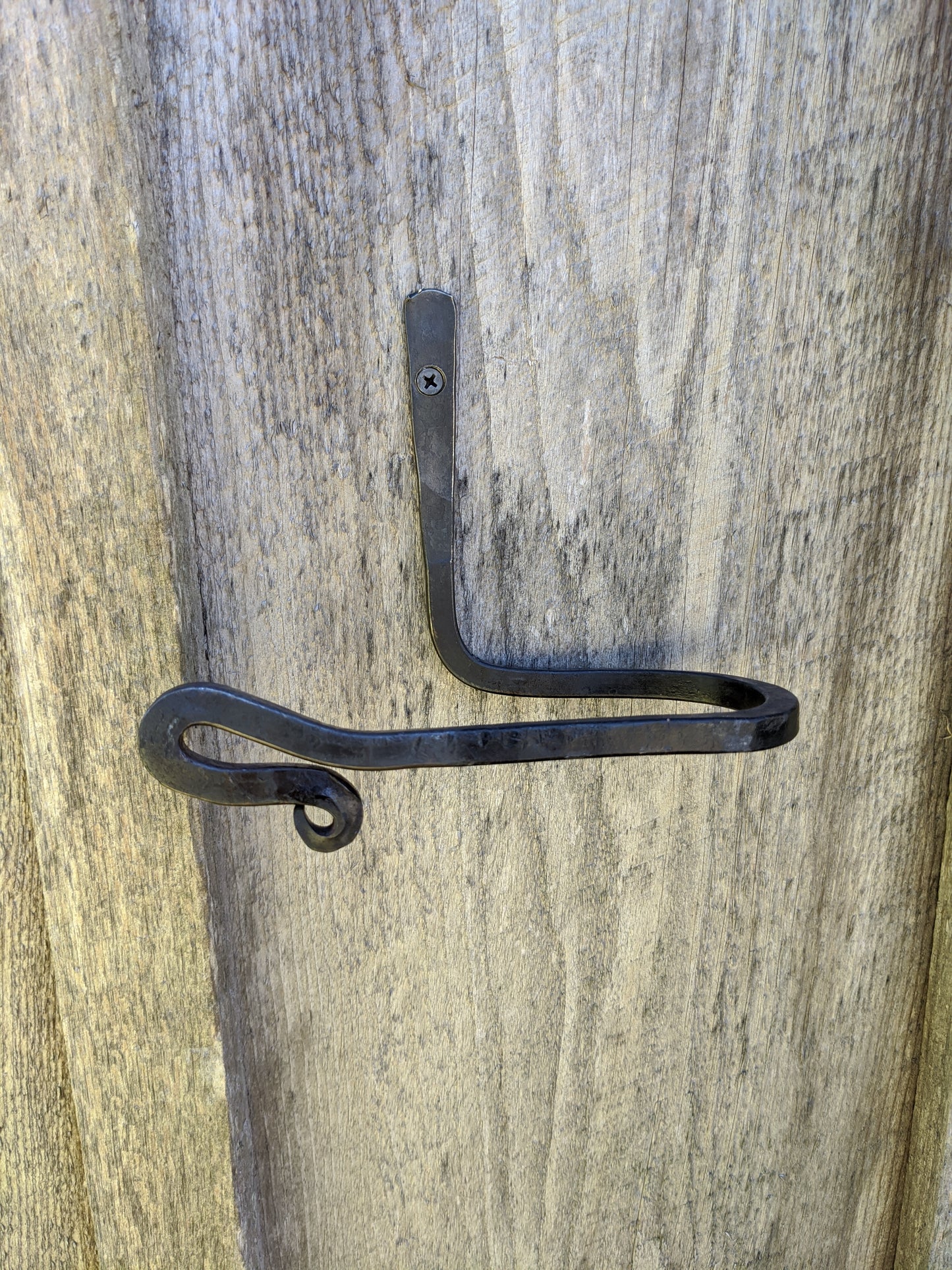 Hand Forged Bathroom Set-Towel Holder and Toilet Paper Holder
