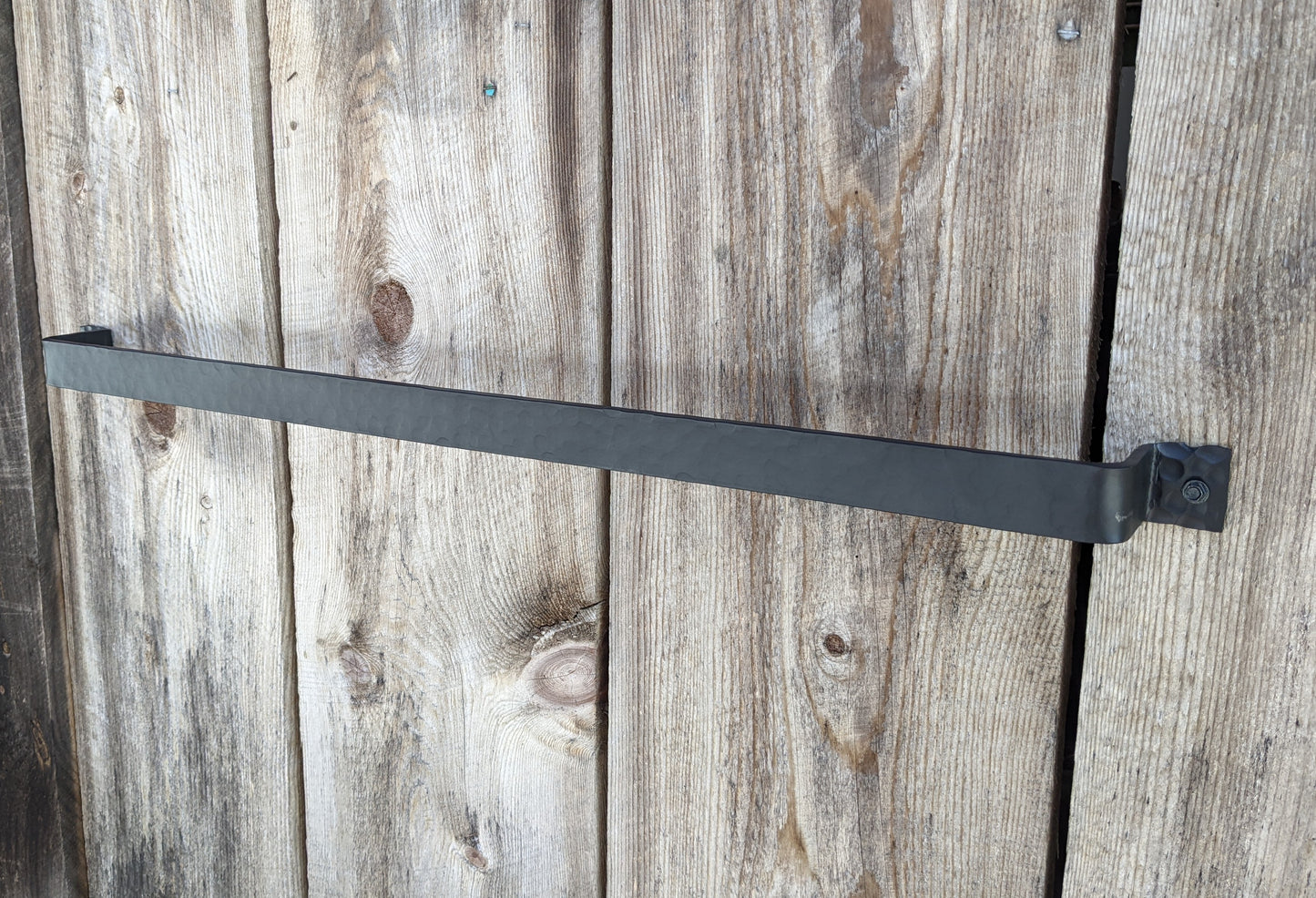 36" Hand Forged Hammer Finish Pot Rack