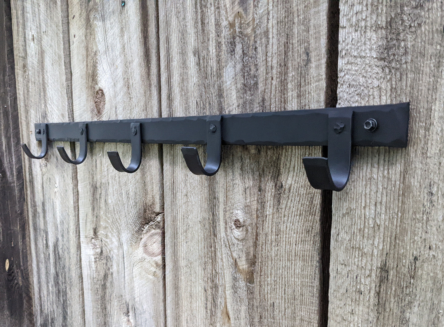 Hand Forged Coat or Storage Rack