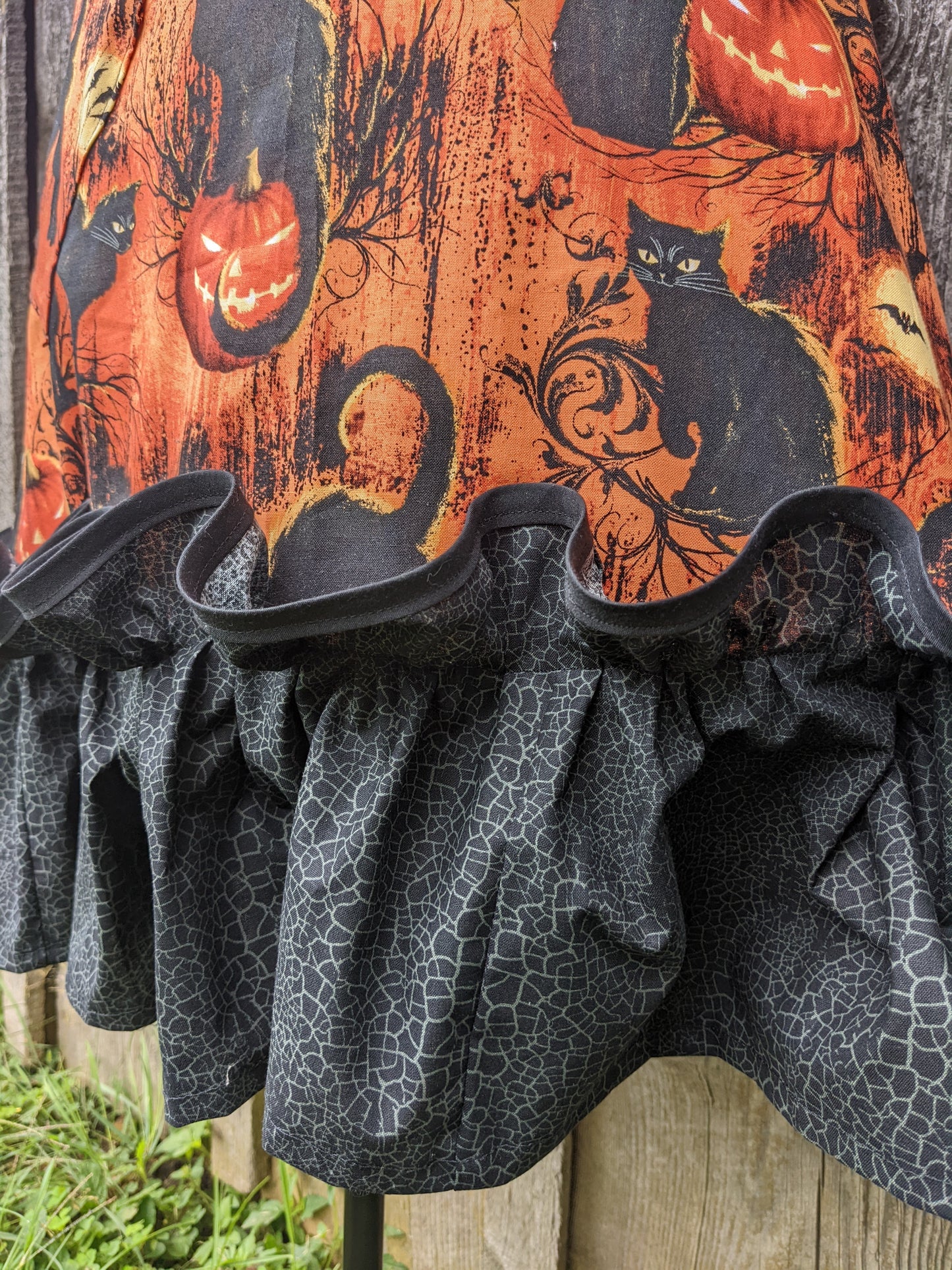 Black Cats Vintage Inspired Apron