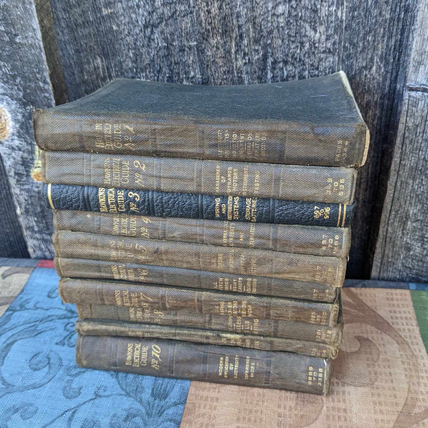 Complete 10 Volume Set Hawkins Electrical Guide, 1923