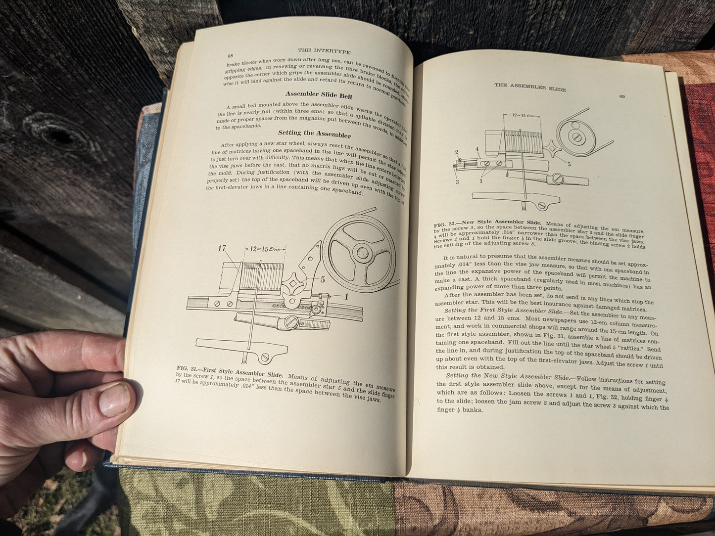 First Edition 1929 Intertype Manual for Antique Printing Press