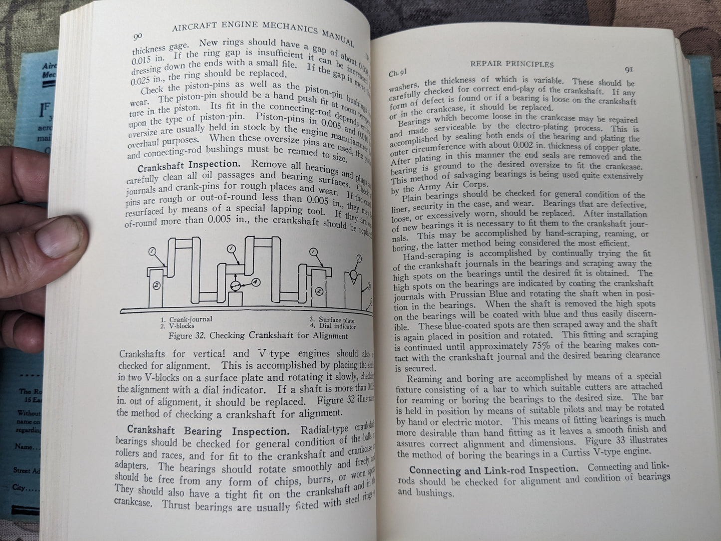 Aircraft Engine Mechanics Manual by C. John Moors, 1940 edition
