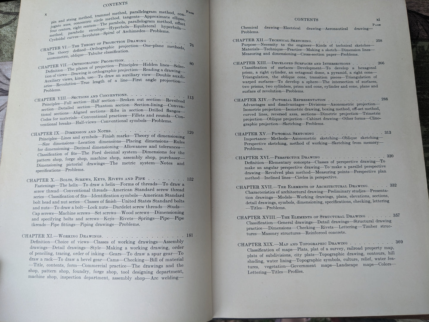 A Manual of Engineering Drawing for Students & Draftsmen, Thomas French, 1937