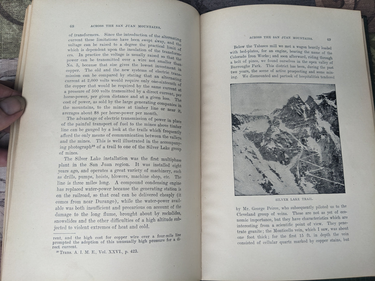 Across the San Juan Mountains, First Edition, 1903 Mining Geology Exploration