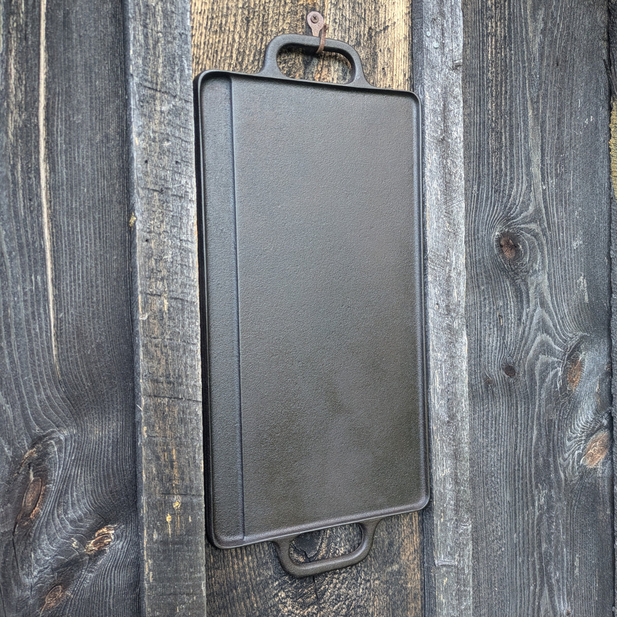 Vintage Lodge Cast Iron Reversible Griddle Grill 7G12