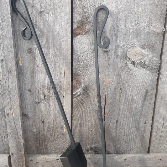 Fire Poker and Ash Shovel Set