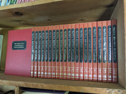 Complete Set The Practical Handyman's Encyclopedia, 1965 Illustrated 22 Volumes