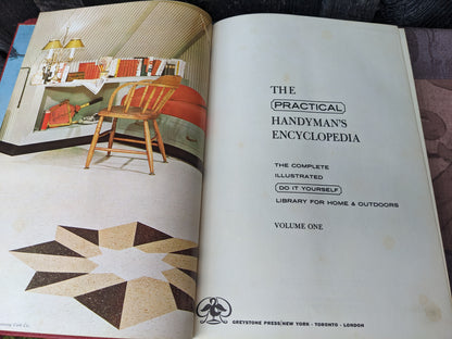 Complete Set The Practical Handyman's Encyclopedia, 1965 Illustrated 22 Volumes