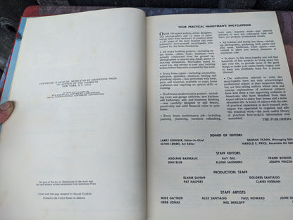 Complete Set The Practical Handyman's Encyclopedia, 1965 Illustrated 22 Volumes