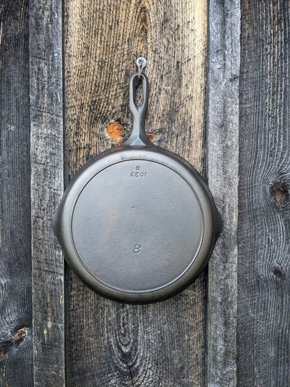 Griswold Iron Mountain #8 Cast Iron Skillet 1033 B