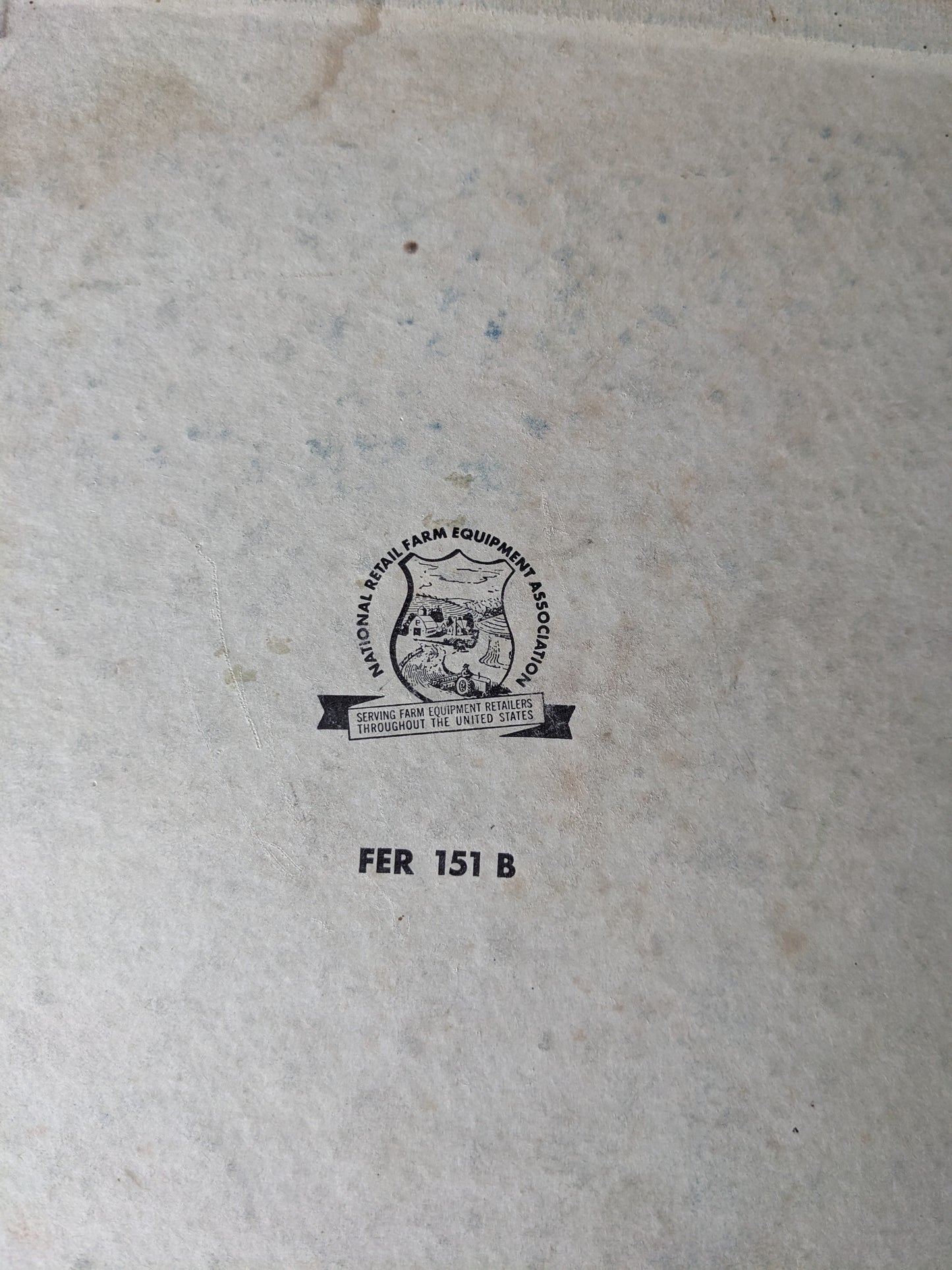 John Deere Tractor Repair Receipt Book from the 1960's