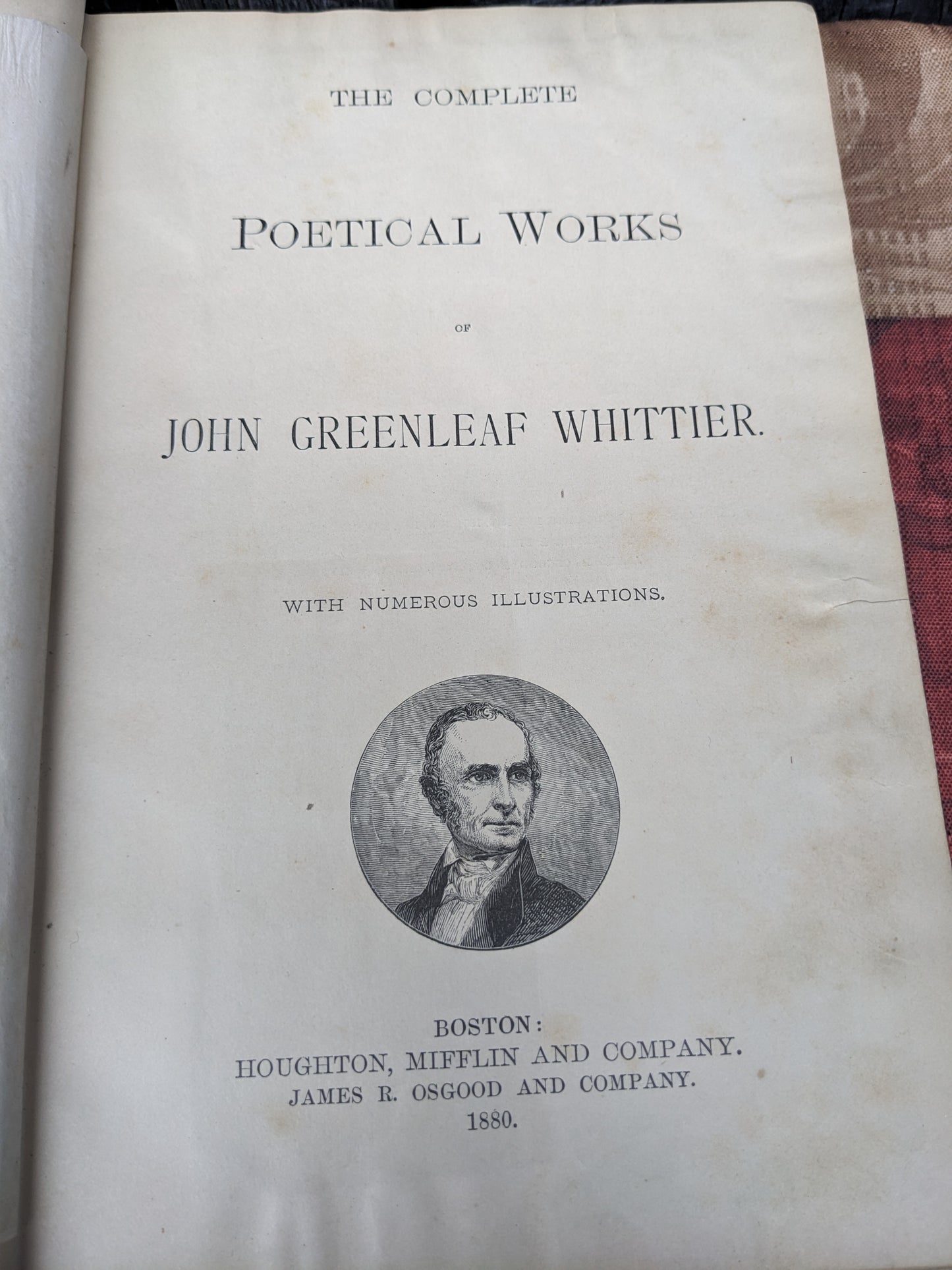 The Complete Poetical Works of John Greenleaf Whittier, 1880