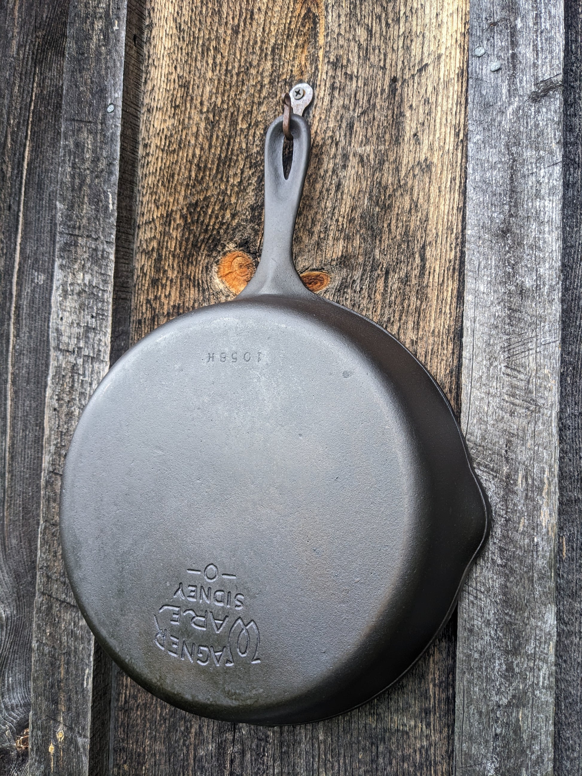 Wagner ware Sidney-0- #8 cast iron skillet Chicken fryer, USA 1088B