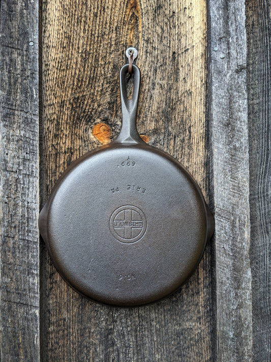 Griswold Small Block Logo #6 Cast Iron Skillet with Late Handle