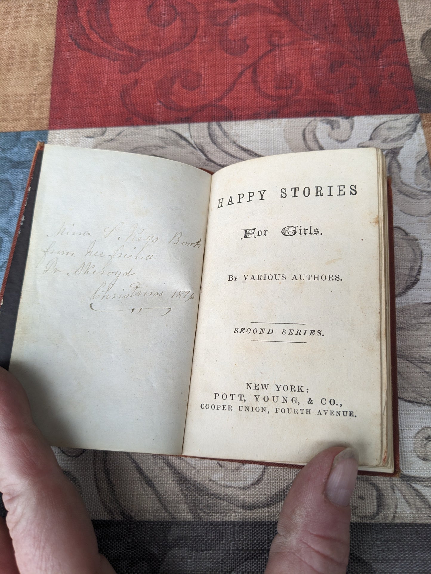 Happy Stories for Girls, Pocket Sized Book from the 1800s