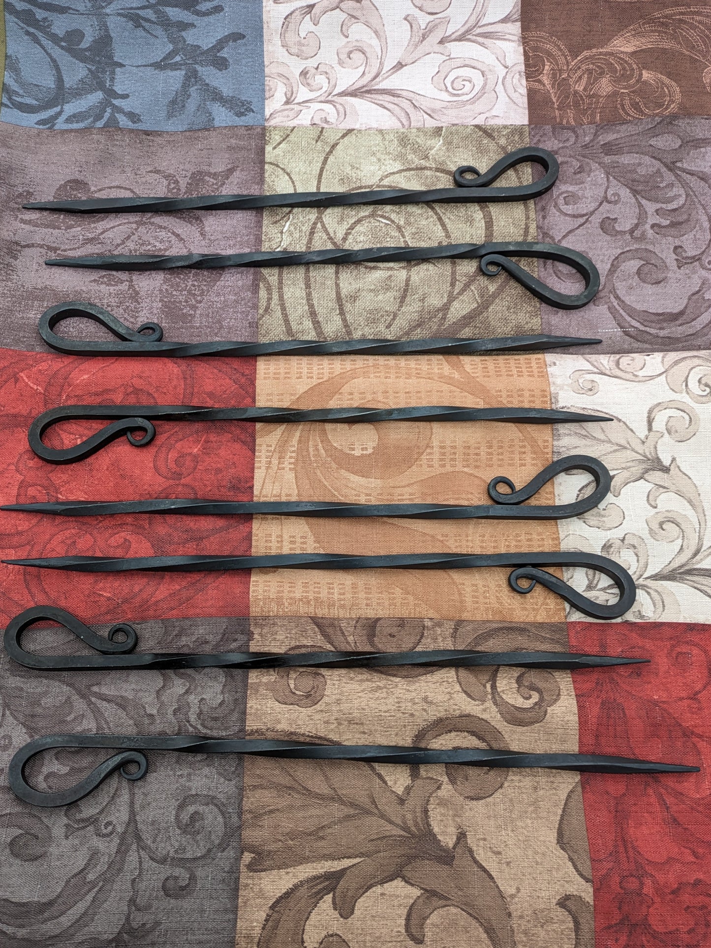 Hand Forged Barbecue or Kabob Skewers