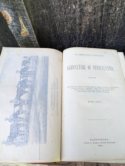 Agriculture of Pennsylvania 1879 State Board of Agriculture Reports