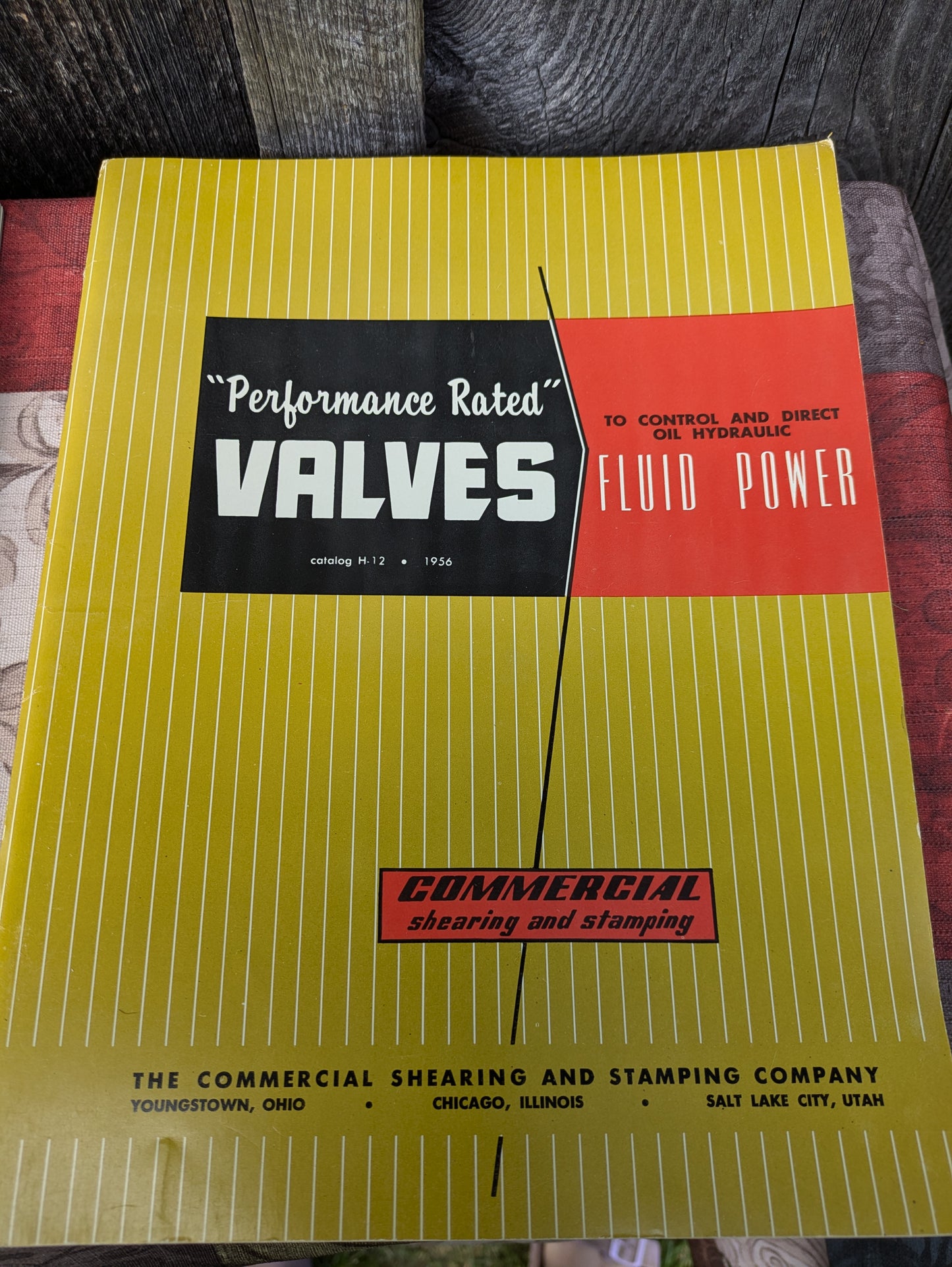 3 Vintage Commercial Shearing & Stamping Catalogs- Hydraulic Valves, Cylinders, Pumps and Motors