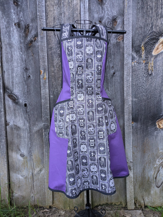 Vintage Inspired Witchy Ways Full Apron with Pockets