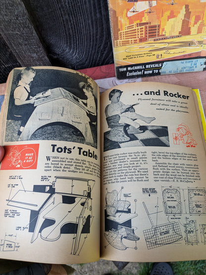 Set of 11 Vintage Mechanix Illustrated Magazines from 1956