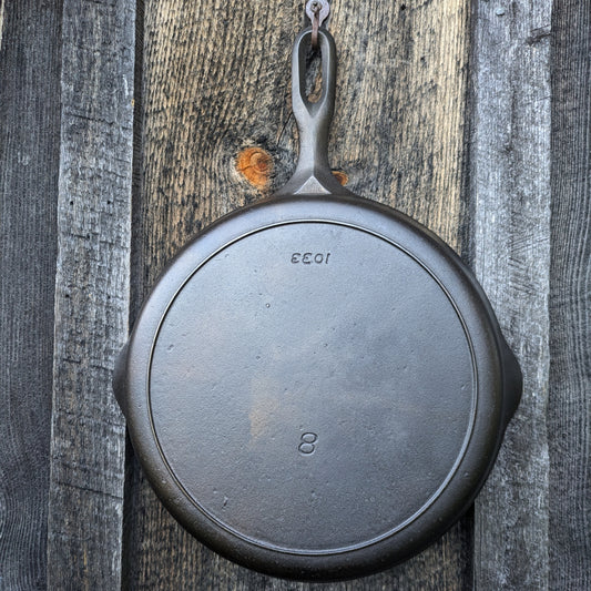 Griswold Iron Mountain #8 Cast Iron Skillet 1033