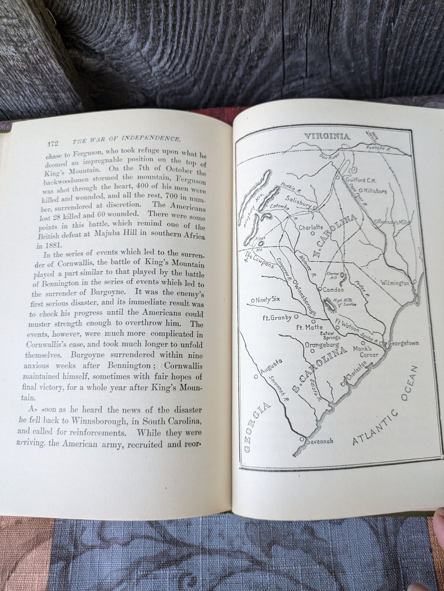 The War of Independence by John Fiske, with Maps and Index, 1917 edition