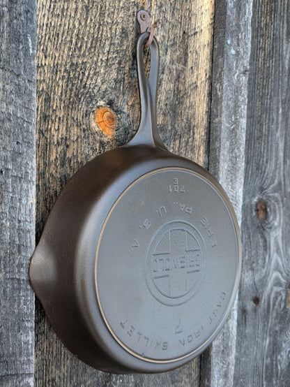 Vintage Griswold #7 Skillet with Large Block Logo and Heat Ring 701 E