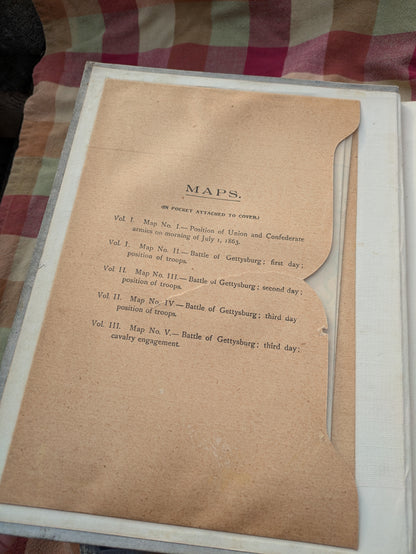 3 Volume Set New York at Gettysburg Report by the NY Monuments Commission, 1900