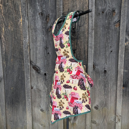 Vintage Inspired Berry Good Full Apron with Pocket