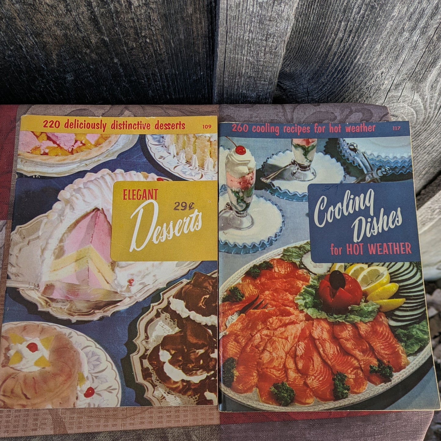 Set of 9 Vintage 1950's Mid Century Cookbook Booklets