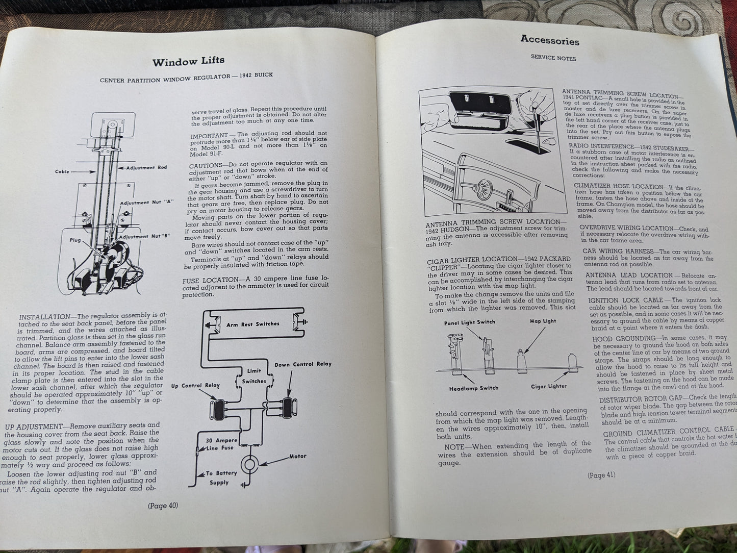 Vintage Packard Certified Re-Wiring Handbook 1942