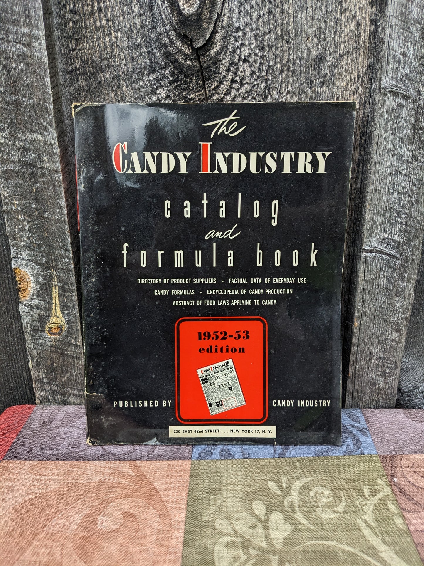 Vintage 1952-1953 Candy Industry Catalog and Formula Book