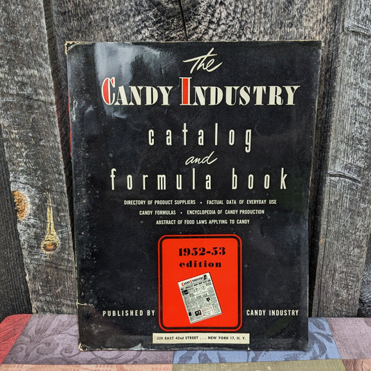 Vintage 1952-1953 Candy Industry Catalog and Formula Book