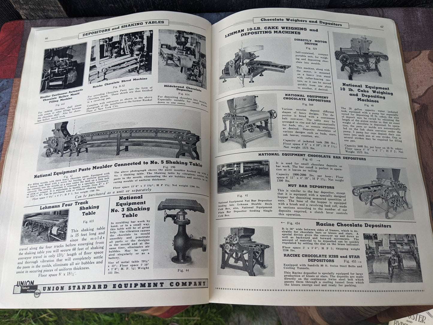 Vintage 1940 Union Standard  Equipment Catalog for the Confectionery and Chocolate Industry