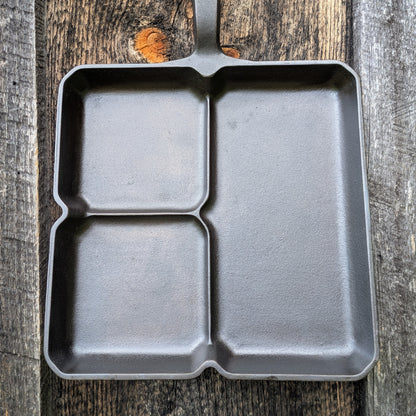 Griswold Cast Iron Square Colonial Breakfast Skillet 666