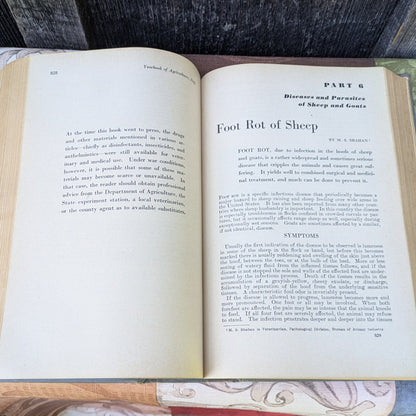 Vintage USDA Yearbook of Agriculture 1942 Keeping Livestock Healthy