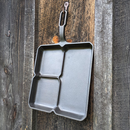 Griswold Cast Iron Square Colonial Breakfast Skillet 666
