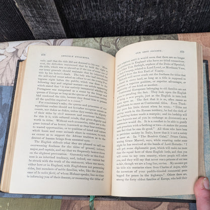 Sensible Etiquette of the Best Society by Mrs. H. O. Ward, 1878 Guide to Manners, Culture and More