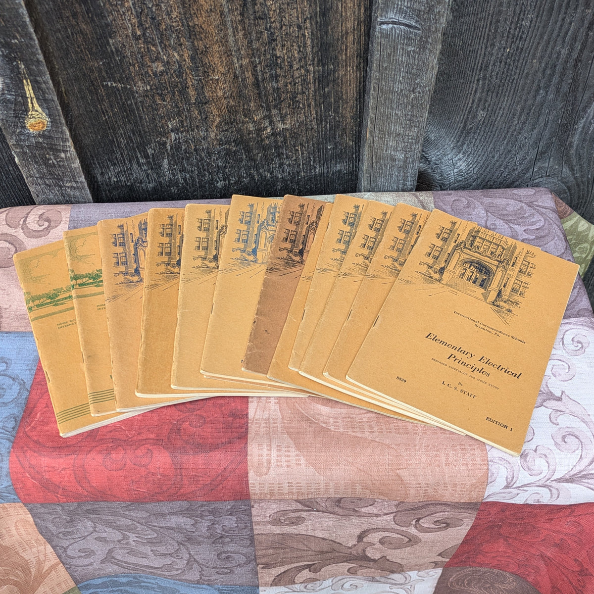 1940s International Textbook Company Home Study Booklets on Electricity, Radio, Mechanics and More