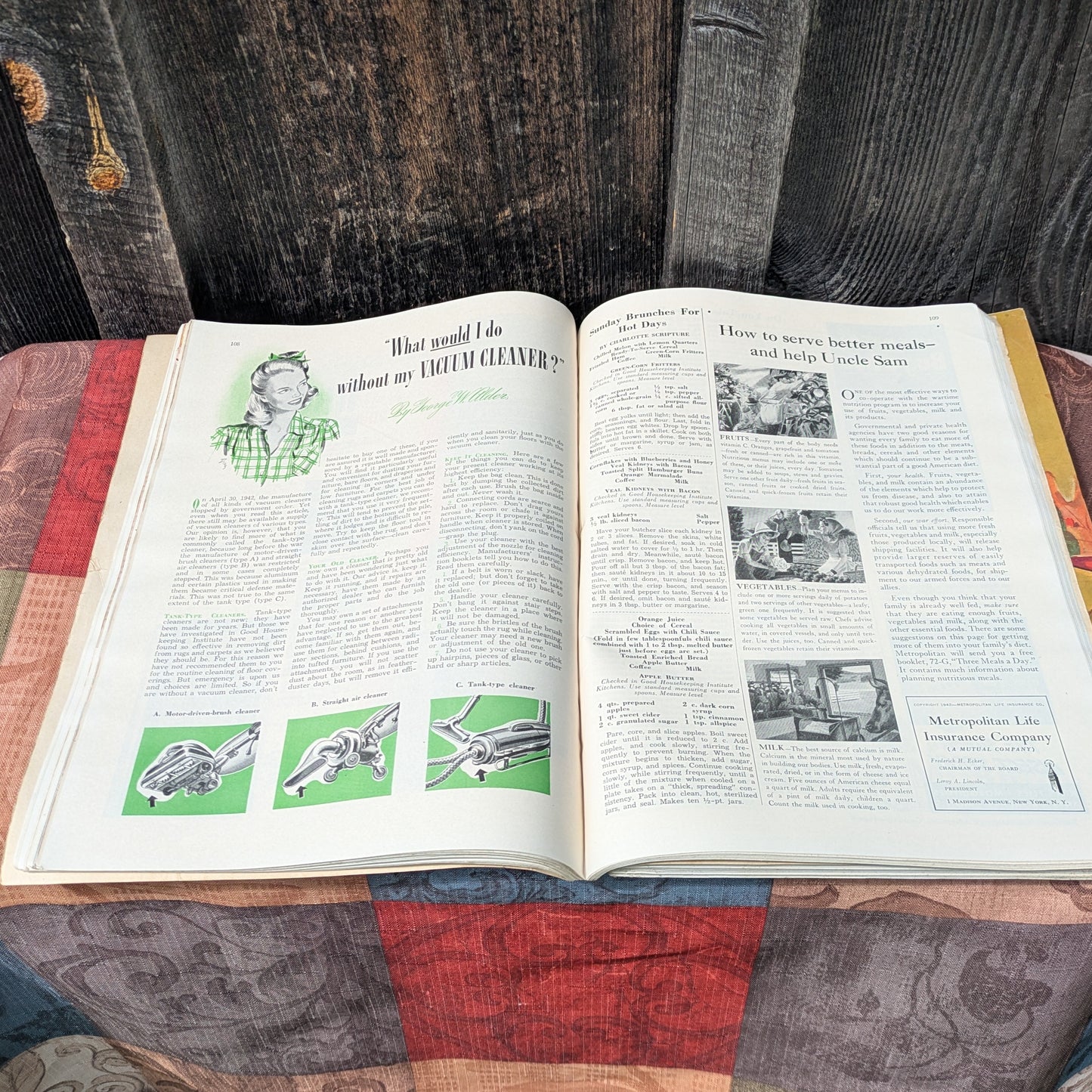 5 Vintage Issues of Good Housekeeping Magazine 1942