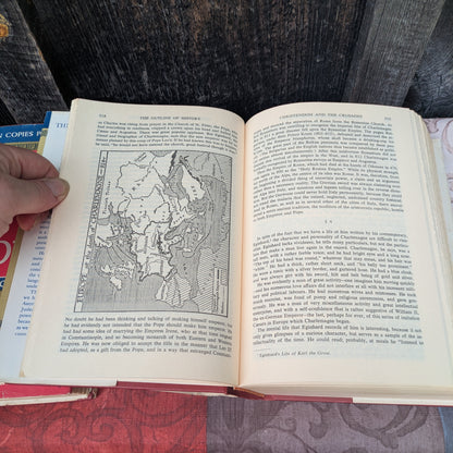 The Outline of History: The Whole Story of Man by H. G. Wells, 2 Volume Set